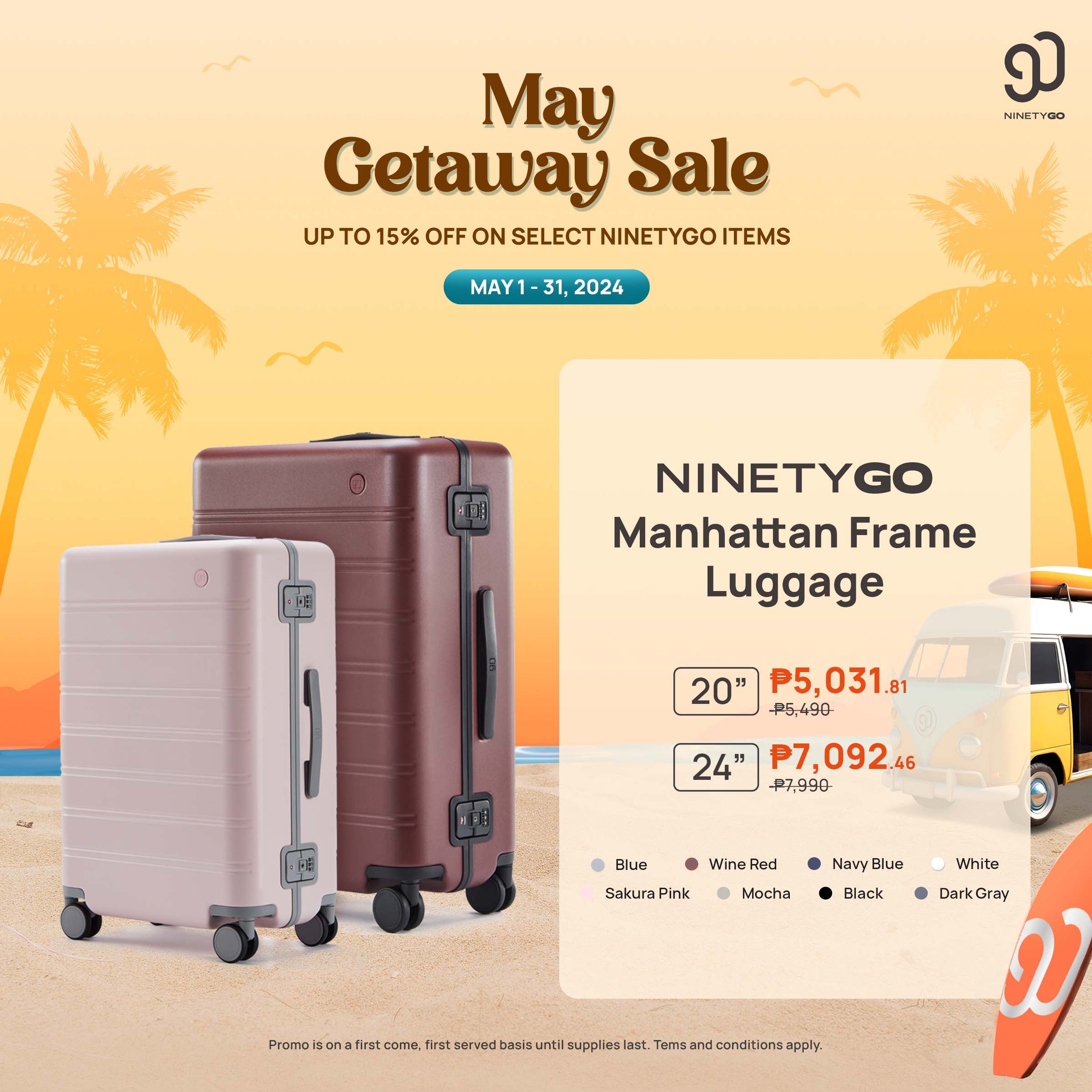 NINETYGO Manhattan Frame Luggage | NINETYGO Philippines
